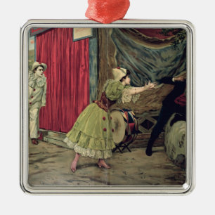 Szene von der Oper 'Pagliacci Silbernes Ornament