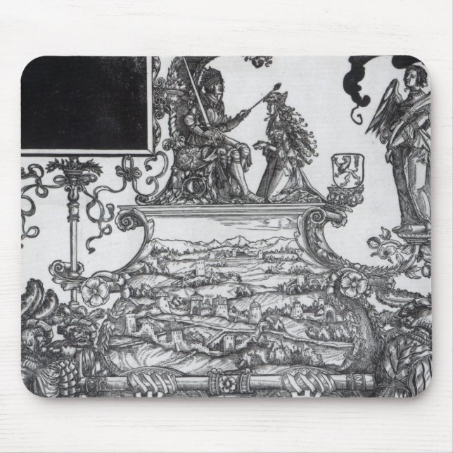 Szene von Maximilian Siegesprozession Mousepad (Vorne)