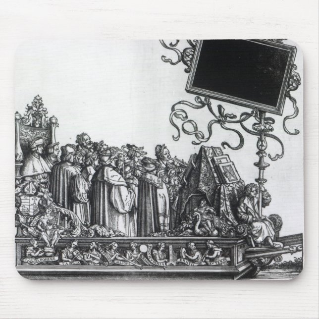Szene von Maximilian Siegesprozession Mousepad (Vorne)