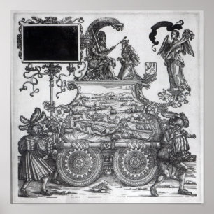 Szene von Maximilian Siegesprozession Poster