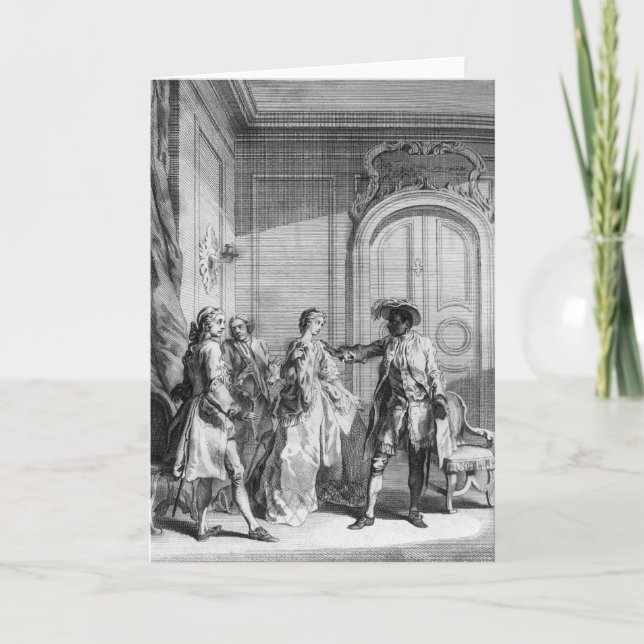 Szene von "Othello" durch William Shakespeare Karte (Vorderseite)