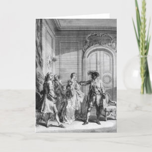 Szene von "Othello" durch William Shakespeare Karte