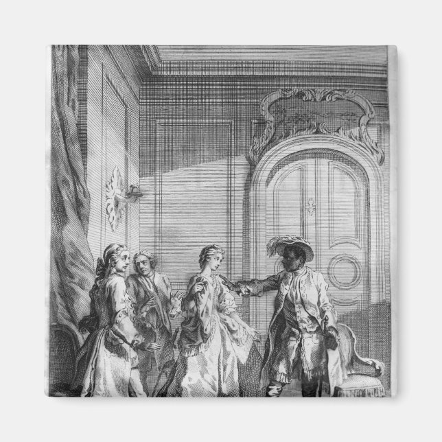 Szene von "Othello" von William Shakespeare Magnet (Vorne)