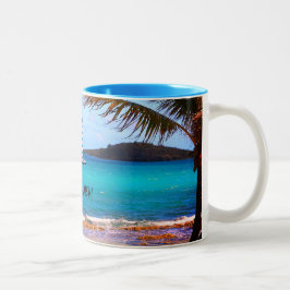 Szene von St. Croix Zweifarbige Tasse