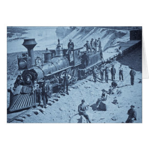 Szenen auf der Gewerkschafts-pazifischen Eisenbahn