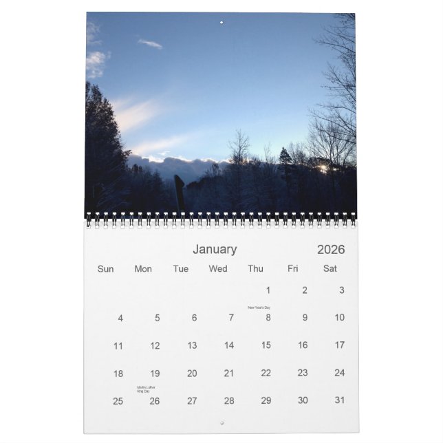 Szenen aus dem Naturkalender Kalender (Jan 2026)