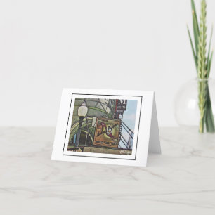 Szenen aus New Orleans Notecard Dankeskarte