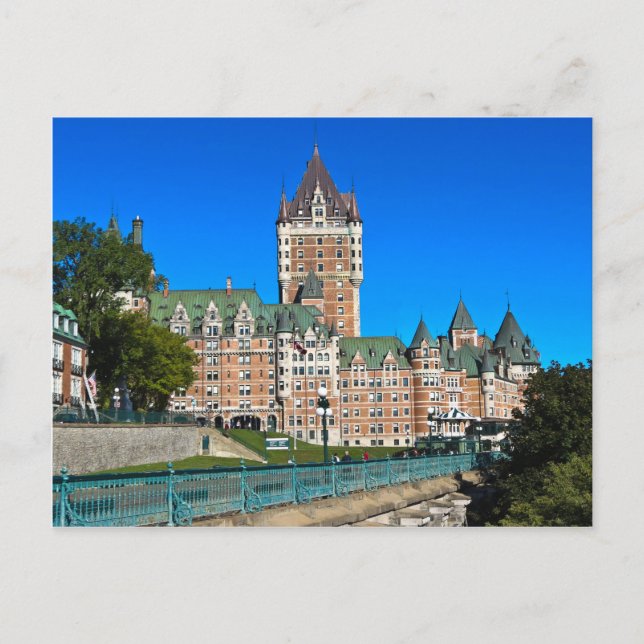 Szenen aus Quebec City Postkarte (Vorderseite)
