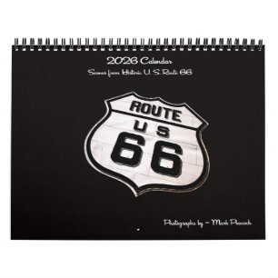 Szenen der historischen Route 66 Kalender