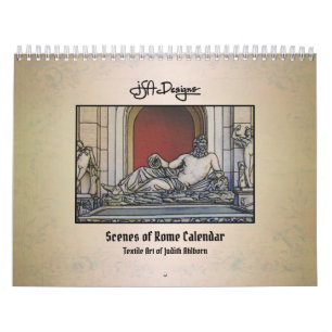 Szenen des Rom-Kalenders Kalender