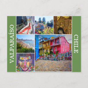 Szenen Valparaíso Postkarte
