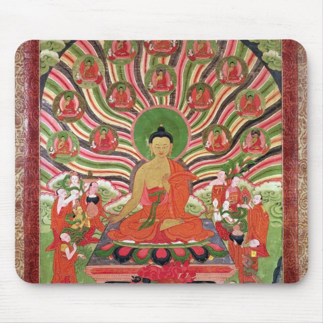 Szenen vom Leben von Buddha Mousepad (Vorne)