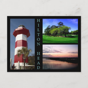 Szenen von Hilton Head Postkarte