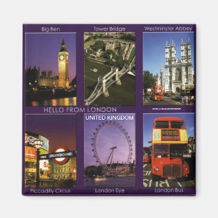 SZENEN VON LONDON-Magneten (Moji ein Gbadamosi Magnet