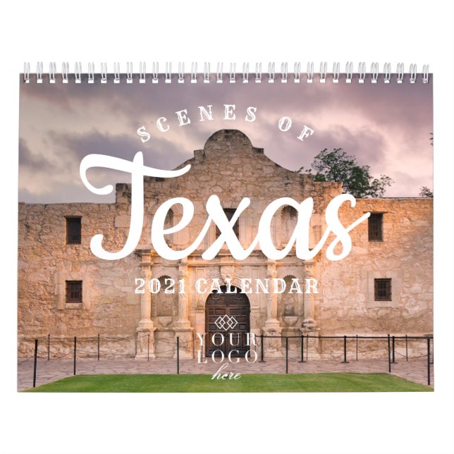 Szenen von Texas 2021 Custom Logo Calendar Kalender (Titelbild)