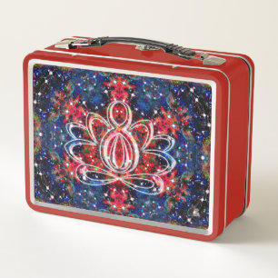 Szintillation Zen Lotus Metall Brotdose