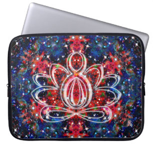 Szintillations-Zen-Lotos Laptopschutzhülle