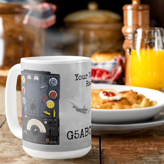 T1154 R1155 Lancaster Bomber WWII Funkrufzeichen Kaffeetasse (Von Creator hochgeladen)