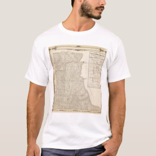 T1417S R3235E Tulare County Abschnitt-Karte T-Shirt