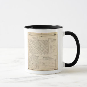 T16S R24E Tulare Landkreis Karte Tasse