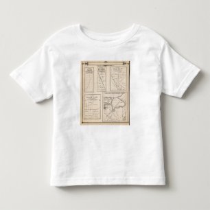 T17S R21E Tulare County Abschnitt-Karte Kleinkind T-shirt