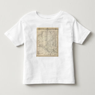 T17S R27E Tulare County Abschnitt-Karte Kleinkind T-shirt