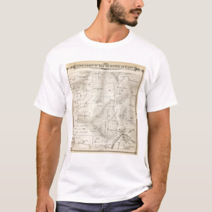 T17S R27E Tulare County Abschnitt-Karte T-Shirt