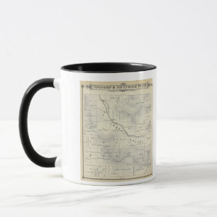 T19S R27E Tulare Landkreis Karte Tasse