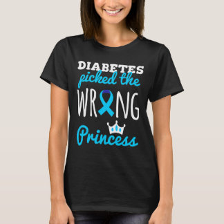 T1D Awarcess Girls Diabetische Diabetes Awa T-Shirt