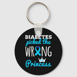 T1d Awareness Princess Girls Diabetic Diabetes Awa Schlüsselanhänger