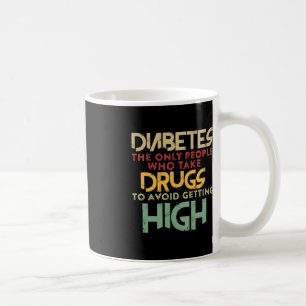 T1D Diabetiker Typ 1 Diabetes mellitus Männer Frau Kaffeetasse