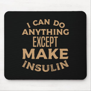 T1d Diabetiker Typ 1 Diabetes mellitus Männer Frau Mousepad