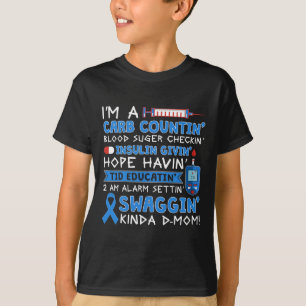 T1D Diabetiker Typ 1 Diabetes mellitus Männer Frau T-Shirt