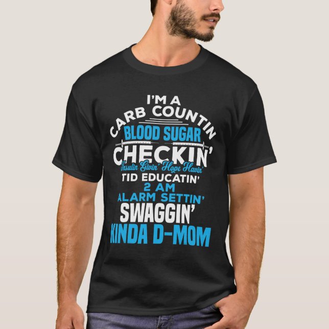 T1d Diabetiker Typ 1 Diabetes mellitus Männer Frau T-Shirt (Vorderseite)
