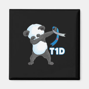 T1d Fun Niedliche Entschlackung Panda Typ 1 Diabet Magnet