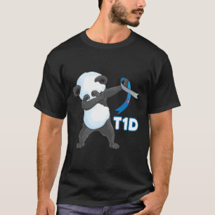 T1d Fun Niedliche Entschlackung Panda Typ 1 Diabet T-Shirt
