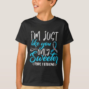 T1d Kinder Diabetes Bewusstsein T-Shirt
