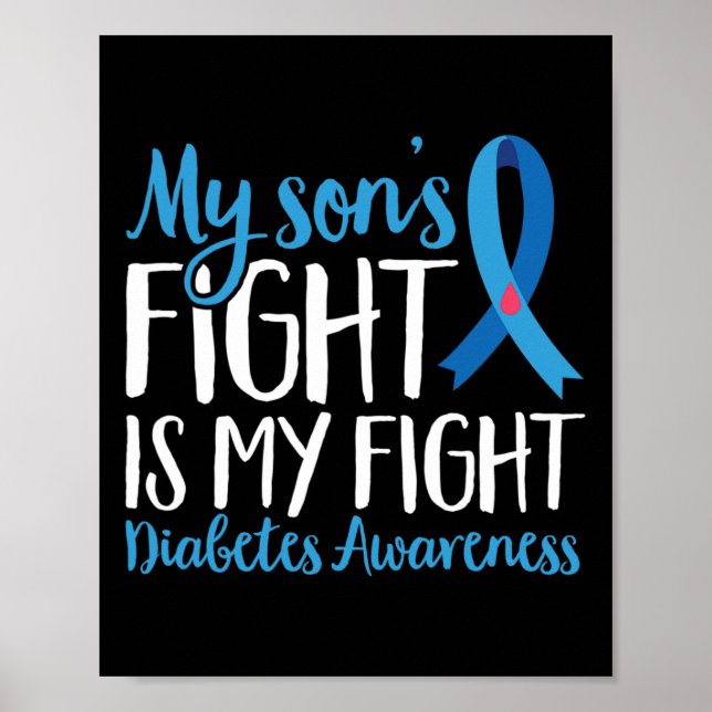 T1d Krieger meine Söhne kämpfen ist mein Kampf geg Poster (Vorne)
