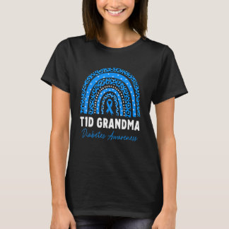 T1D Mama Diabetes Awareness Typ 1 Diabetes Oma T-Shirt