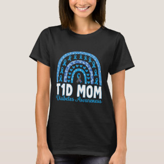 T1D Mama Rainbow Diabetes Bewusstsein November 199 T-Shirt