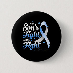 T1D Mama Vater Eltern von Diabetes Typ 1 meines So Button