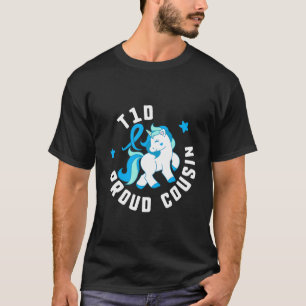 T1d Proud Cousin Diabetes T1 Bewusstsein Niedlich T-Shirt