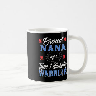 T1d Proud Nana Diabetes Bewusstsein Typ 1 Insulin Kaffeetasse