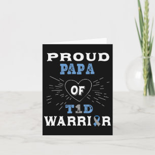 T1d Proud Papa-Diabetes mellitus Typ 1 Insulin P Karte