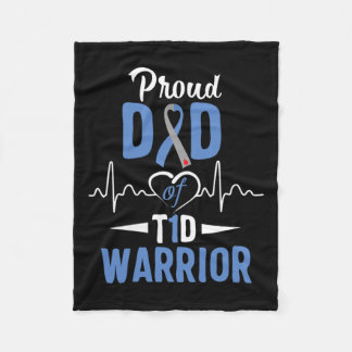 T1d Proud Vater Diabetes mellitus Typ 1 Insulin Pa Fleecedecke