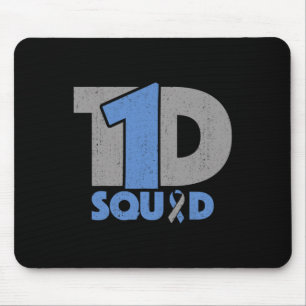 T1d Squad Diabetes-Bewusstsein - Typ-Ein-Diabetike Mousepad