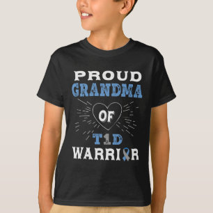 T1d stolze Oma Diabetes-Bewusstsein Typ 1 Insulin T-Shirt