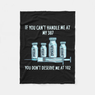 T1d Typ 1 Diabetes Insulin Geschenk Diabetiker Fleecedecke