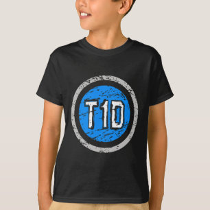 T1d Typ 1 Superhero Emblem Diabetes Bewusstsein T-Shirt
