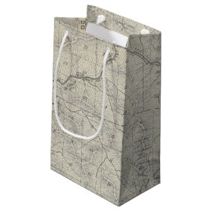T2021S R3031E Tulare County Abschnitt-Karte Kleine Geschenktüte